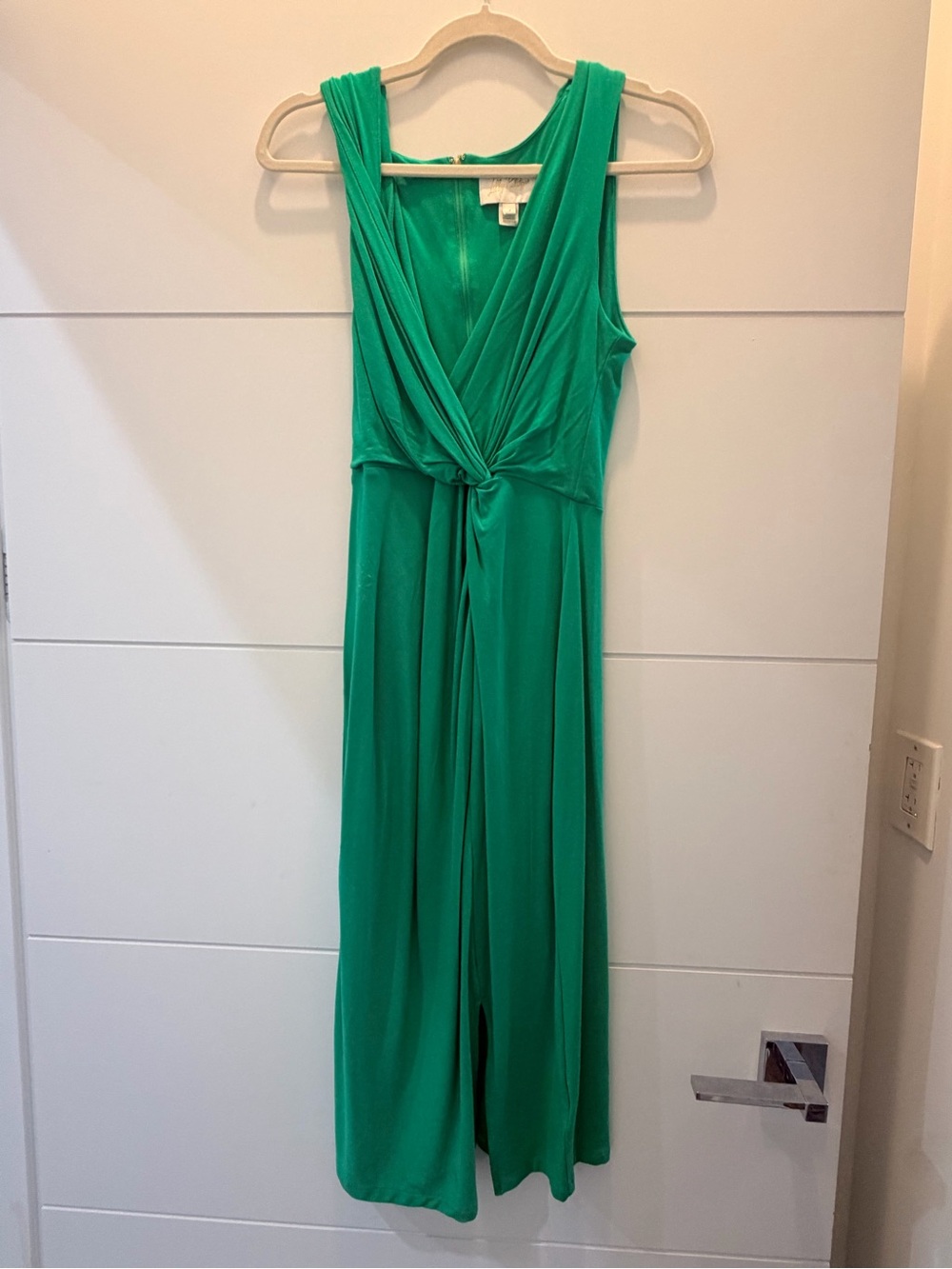 Lilly Pulitzer Emerald Green Knot-Front Maxi Dress